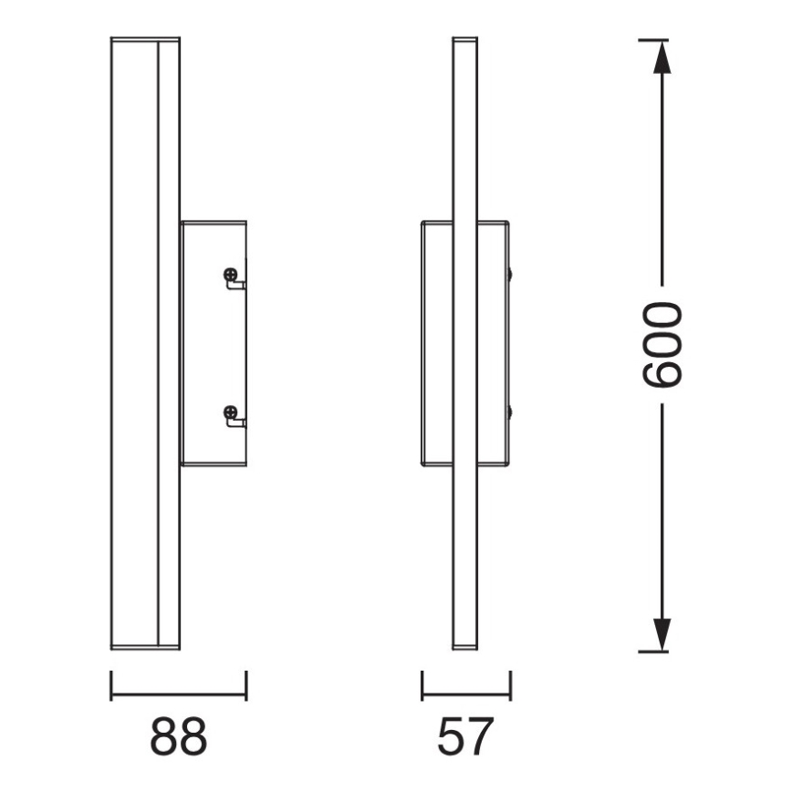 Osram - Iluminación LED regulable con control táctil para espejo de baño ORBIS MIRROR LED/10W/230V 60 cm 3000/4000K IP44 beige