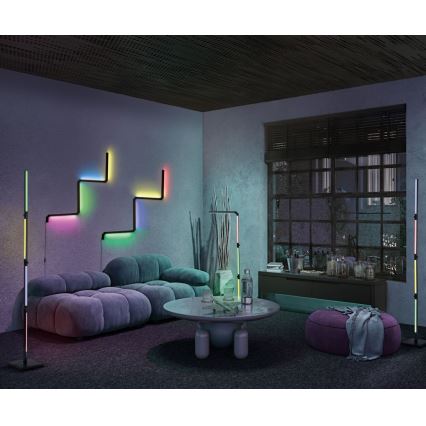 Osram - Lámpara de pie LED RGBW regulable 2 en 1 SMART+ MAGIC LED/24W/230V Wi-Fi