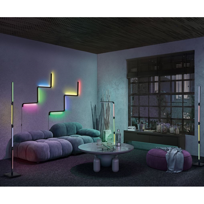 Osram - Lámpara de pie LED RGBW regulable 2 en 1 SMART+ MAGIC LED/24W/230V Wi-Fi