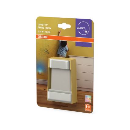 Osram - LED RGBW Luz nocturna con sensor LUNETTA LED/0,28W/230V