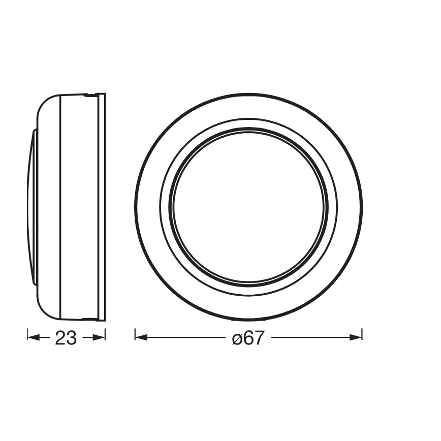 Osram - Luminaria orientativa LED RGBW táctil y regulable SMART+ DOT-IT LED/0,5W/3,7V 300 mAh