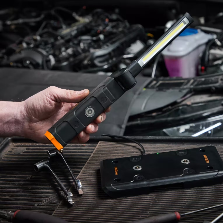 Osram - Linterna recargable LED regulable LEDINSPECT WIRE-FREE SLIM 600 LED/5W/3,7V IP54 2600 mAh