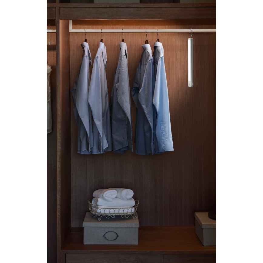 Osram - Luminaria orientativa colgante LED con sensor de movimiento MOBILE LED/2,35W/5V 1000 mAh blanca