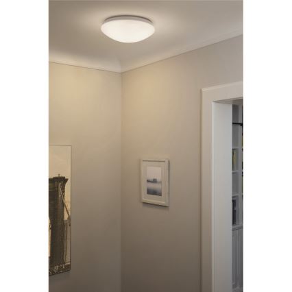 Osram - Luminaria de techo CEILING ESSENTIAL 2xE27/25W/230V Ø 35 cm blanco