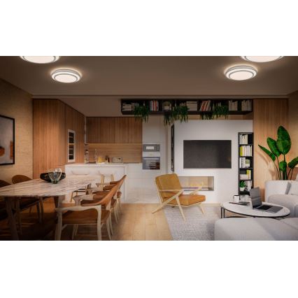 Osram - Luminaria de techo LED ORBIS BERLIN LED/16W/230V Ø 29,3 cm plateada