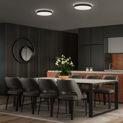 Osram - Luminaria de techo LED ORBIS LONDON LED/16W/230V Ø 28 cm negra