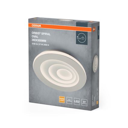 Osram - Luminaria de techo LED ORBIS SPIRAL LED/27W/230V