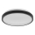 Osram - Luminaria de techo LED para baño DISC LED/18W/230V 3000/4000K diámetro 30 cm IP44 negra