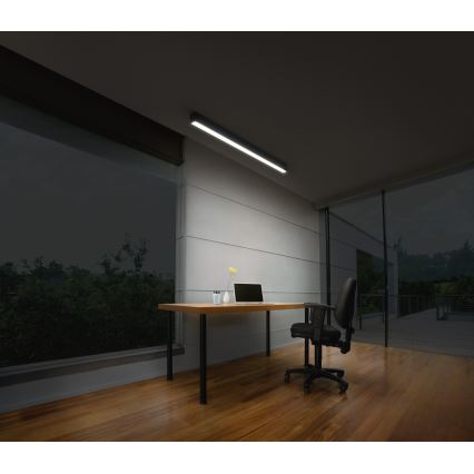 Osram - Luminaria de techo LED regulable OFFICE LINE LED/11/20/30W/230V 4000K 112,6 cm negra