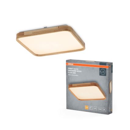 Osram - Luminaria de techo LED regulable ORBIS ALICIA LED/24W/230V 39,5x39,5 cm beige