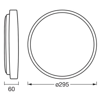 Osram - Lámpara de techo LED regulable ORBIS ALISON LED/16W/230V Ø 29,5 cm beige