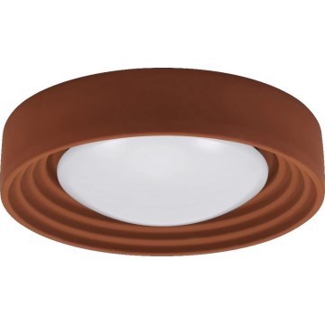 Osram - Luminaria de techo LED regulable ORBIS CONCRETE LED/18W/230V Ø 40 cm marrón/hormigón
