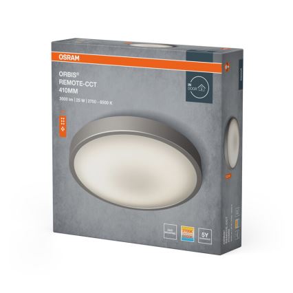 Osram - Luminaria de techo LED regulable ORBIS LED/25W/230V 2700-6500 K diámetro 41 cm + mando a distancia