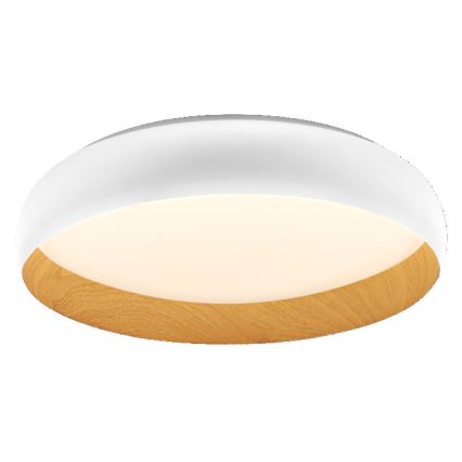 Osram - Plafón LED regulable ORBIS LIVIA LED/36W/230V Ø 52 cm blanco/marrón