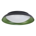 Osram - Luminaria de techo LED regulable ORBIS PLATE LED/35W/230V Ø 43 cm verde/negro