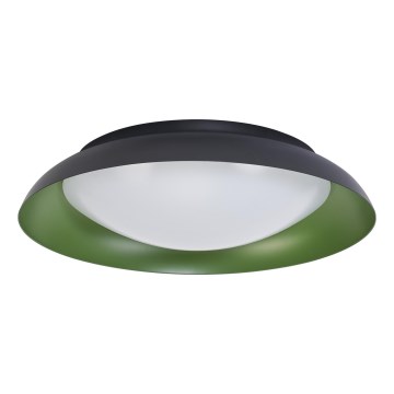 Osram - Luminaria de techo LED regulable ORBIS PLATE LED/35W/230V Ø 43 cm verde/negro