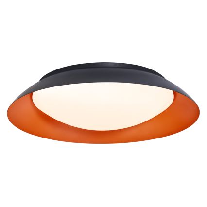 Osram - Plafón LED regulable ORBIS PLATE LED/45W/230V Ø 48 cm naranja/negro