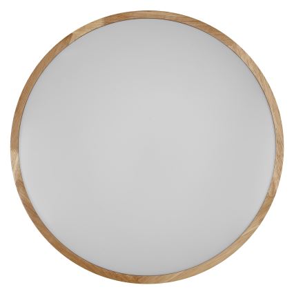 Osram - Luminaria de techo LED regulable ORBIS WOODBURRY LED/24W/230V Ø 39 cm beige