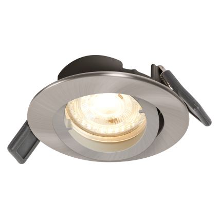 Osram - Luminaria empotrable LED SPOT 1xGU10/4,3W/230V 2700K CRI 90 cromo mate