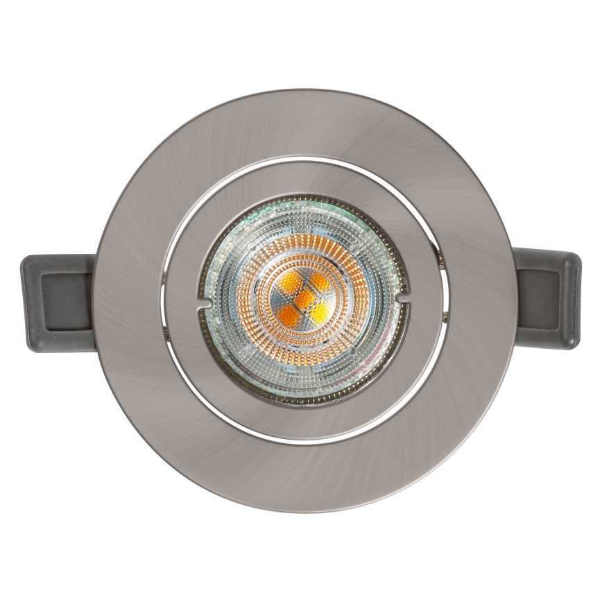 Osram - Luminaria empotrable LED SPOT 1xGU10/4,3W/230V 2700K CRI 90 cromo mate