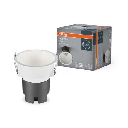Osram - Luminaria empotrable LED SPOT TWIST LED/10W/230V 4000K diámetro 9,3 cm blanco
