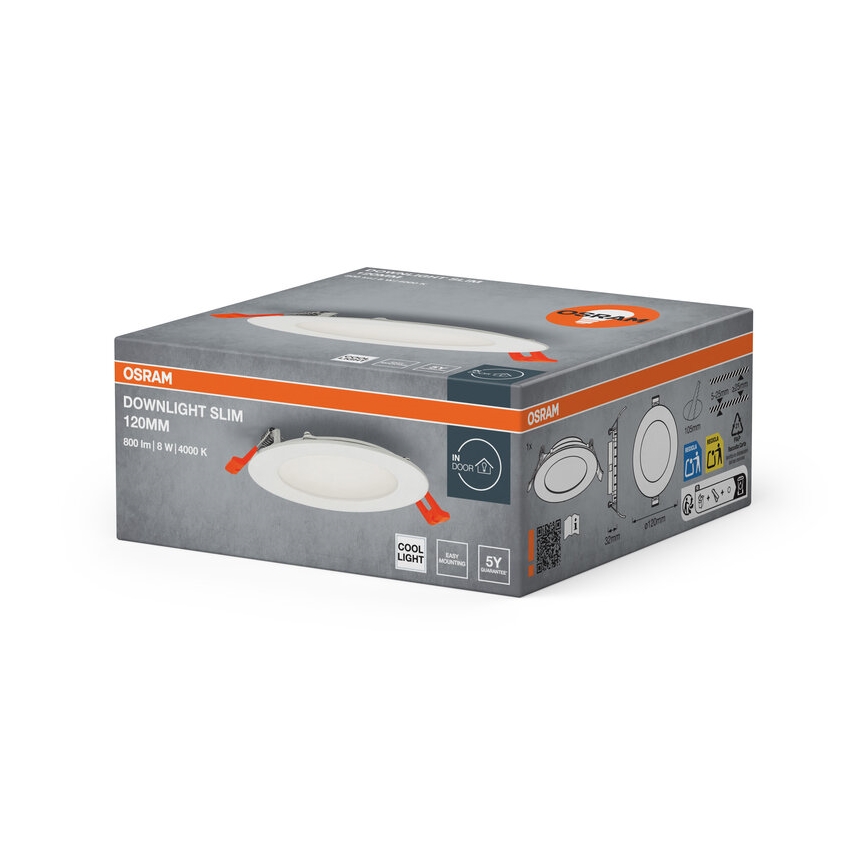 Osram - Luminaria empotrable SLIM LED/8W/230V 4000K