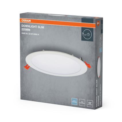 Osram - Luminaria empotrada LED SLIM/22W/230V 6500K