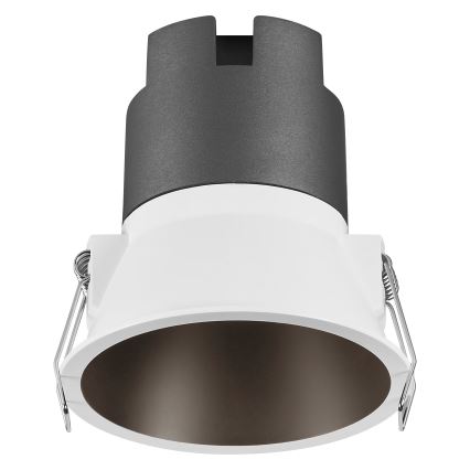 Osram - Foco empotrable LED SPOT TWIST 10 W / 230 V, 3000 K, Ø 9,3 cm, blanco/negro