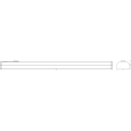 Osram - Luminaria LED bajo armario con sensor MOBILE LED/1W/3,7V 500 mAh 20 cm