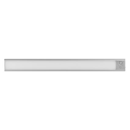 Osram - Luminaria LED bajo mueble con sensor de movimiento y de luz crepuscular LINEAR LED/3,2W/3,7V 500 mAh 3000/4000/6500K 40 cm gris