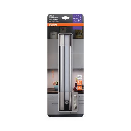 Osram - Luminaria LED bajo mueble con sensor MOBILE LED/1,5W/3,7V 1800 mAh