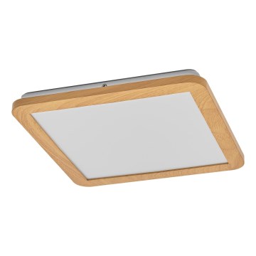 Osram - Luminaria LED de techo para baño ORBIS DISC LED/22W/230V 3000/4000K 30x30 cm IP44 marrón