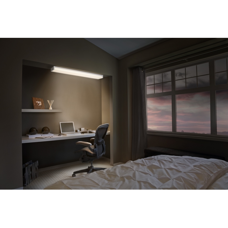 Osram - Luminaria de techo LED regulable OFFICE LINE LED/40W/230V 120 cm + mando a distancia