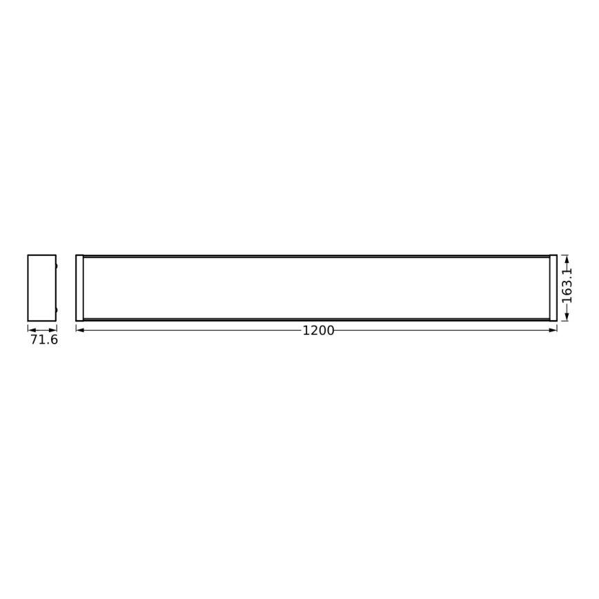 Osram - Luminaria de techo LED regulable OFFICE LINE LED/40W/230V 120 cm + mando a distancia