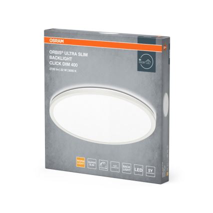 Osram - Luminaria LED de techo regulable ORBIS LED/22W/230V, blanca