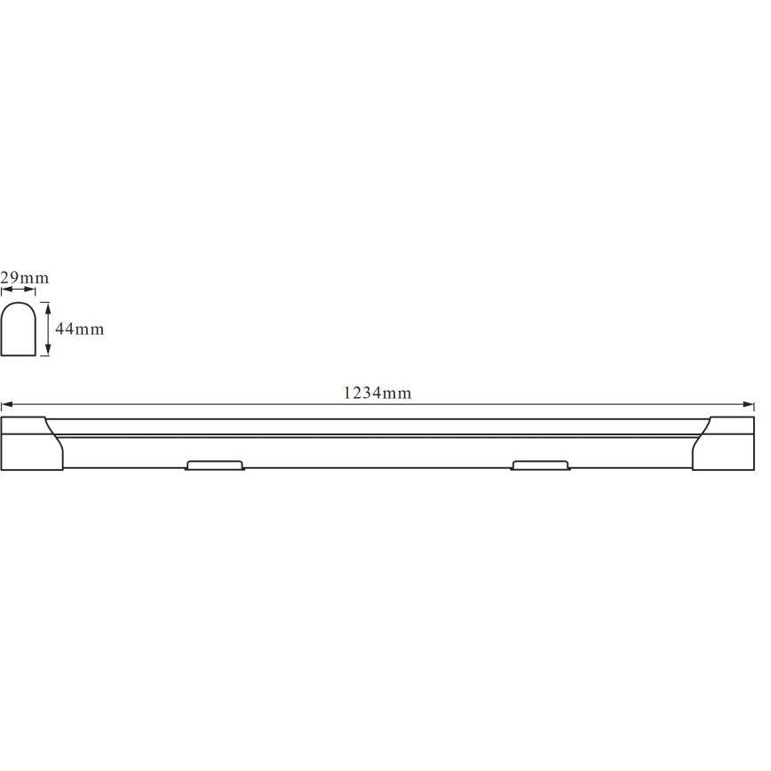 Osram - Luminaria LED para bajo mueble BATTEN LED/20W/230V 123,4 cm