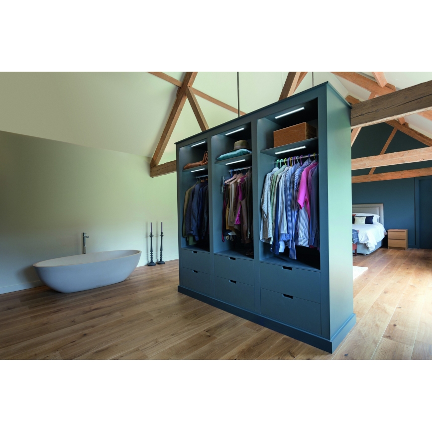 Osram - Iluminación LED para debajo de muebles con sensor de movimiento y sensor crepuscular MOBILE LED/1W/5V 500 mAh 20 cm blanco