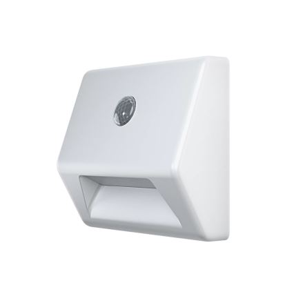 Osram - Luminaria LED para escalera con sensor NIGHTLUX LED/0,25W/3xAAA IP54 blanca