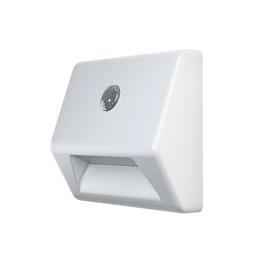 Osram - Luminaria LED para escalera con sensor NIGHTLUX LED/0,25W/3xAAA IP54 blanca