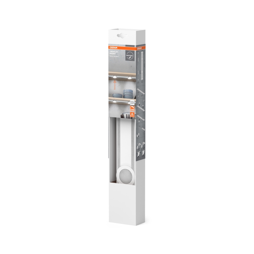 Osram - Luminaria LED regulable para instalación bajo muebles con sensor de movimiento LINEAR MAGNET LED/7W/230V 4000K 40 cm blanca