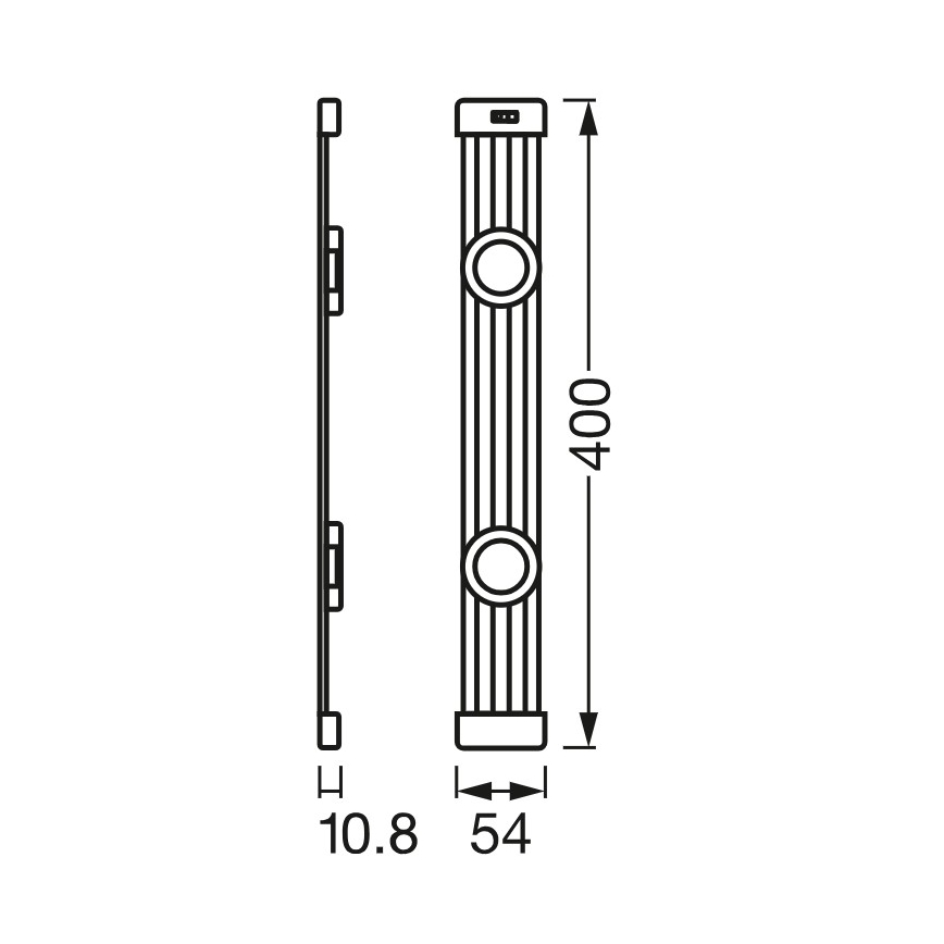 Osram - Luminaria LED regulable para instalación bajo muebles con sensor de movimiento LINEAR MAGNET LED/7W/230V 4000K 40 cm blanca
