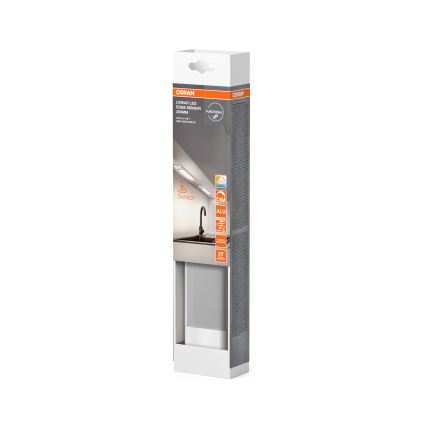 Osram - Luminaria LED regulable para instalación bajo mueble con sensor de movimiento LINEAR EDGE LED/4W/230V 3000/4000/6500K 30 cm blanca