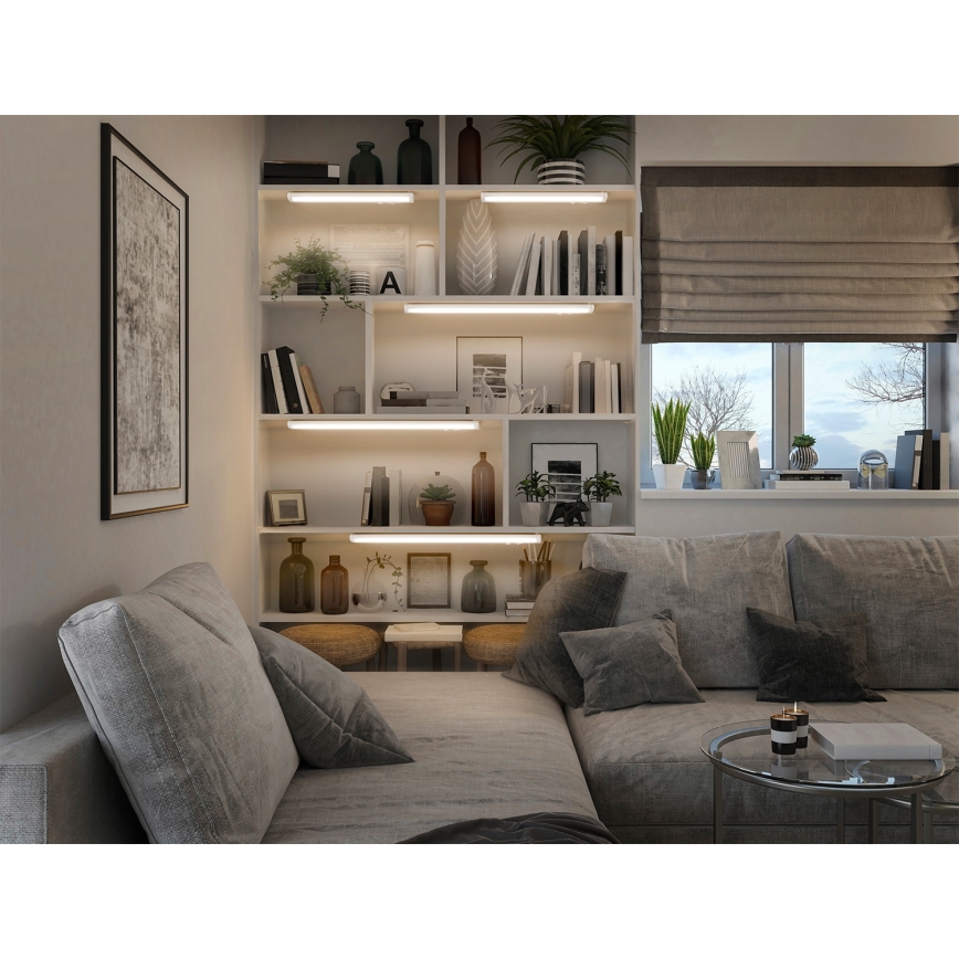 Osram - Luminaria LED regulable para instalación bajo mueble LINEAR TURN LED/10W/230V 3000/4000/6500K 55 cm blanca