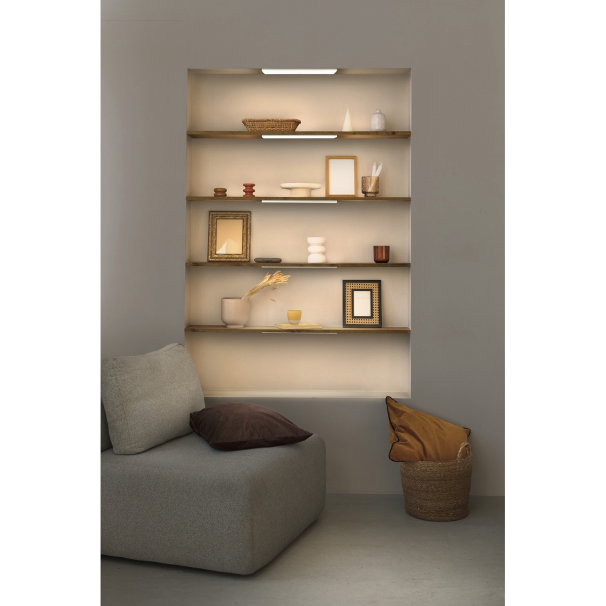 Osram - Luminaria LED regulable para instalar bajo muebles con sensor de movimiento UNDERCABINET LED/7,5W/230V 3000/4000/6500K 20x30 cm blanca