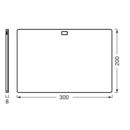 Osram - Luminaria LED regulable para instalar bajo muebles con sensor de movimiento UNDERCABINET LED/7,5W/230V 3000/4000/6500K 20x30 cm blanca