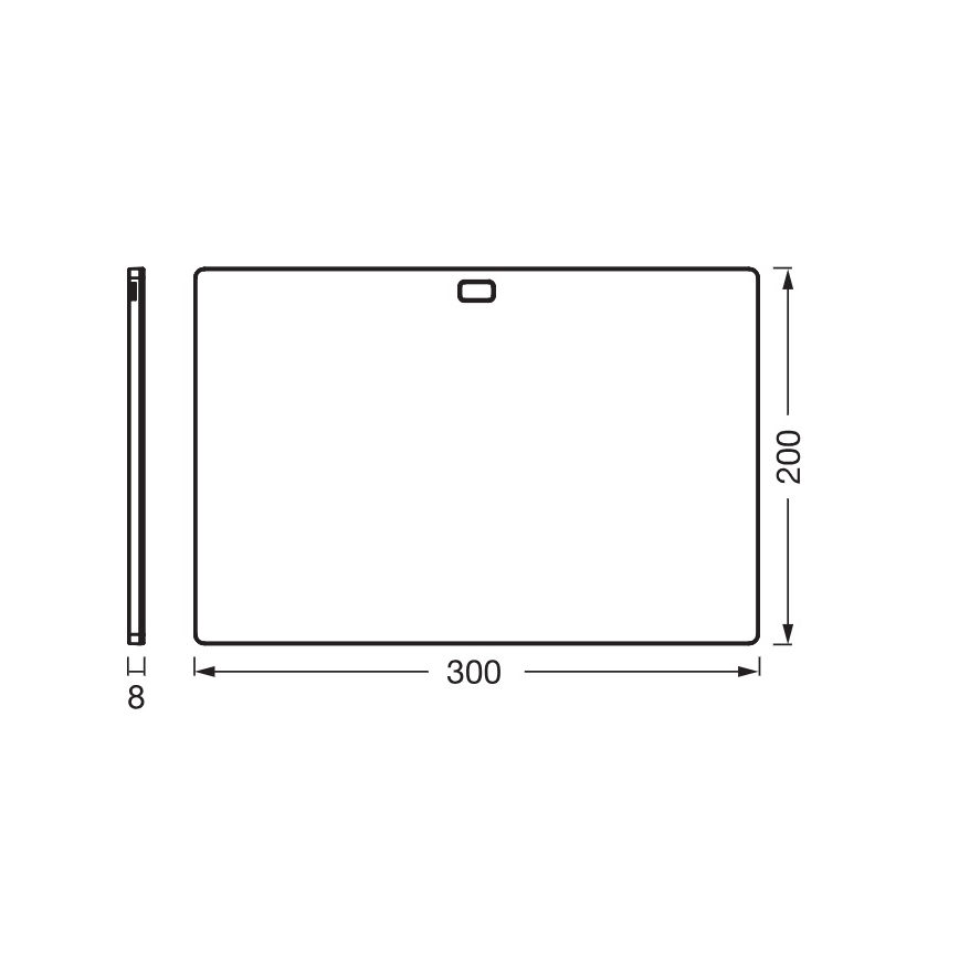 Osram - Luminaria LED regulable para instalar bajo muebles con sensor de movimiento UNDERCABINET LED/7,5W/230V 3000/4000/6500K 20x30 cm blanca