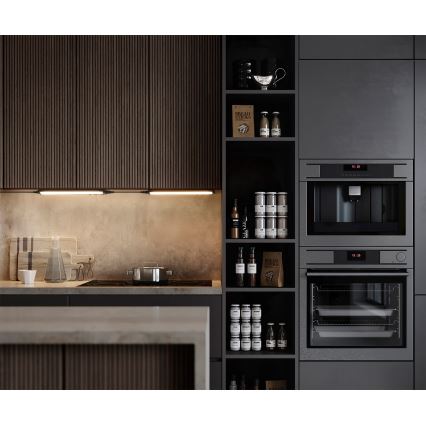 Osram - Luminaria LED regulable para instalación bajo armarios LINEAR TURN LED/6W/230V 3000/4000/6500K 35 cm negra