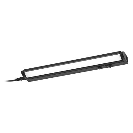 Osram - Luminaria LED regulable para instalación bajo armarios LINEAR TURN LED/6W/230V 3000/4000/6500K 35 cm negra