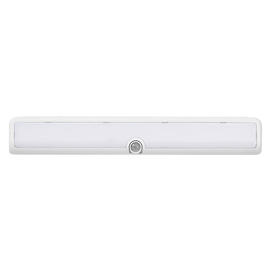 Osram - Luminaria LED regulable para instalar bajo mueble con sensor de movimiento y crepuscular LINEAR LED/3,8W/5V/3xAA 3000K 30 cm blanco