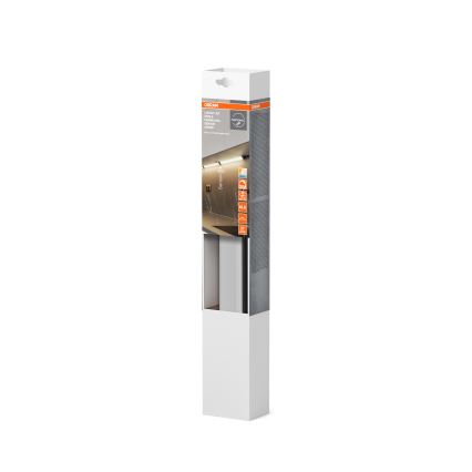 Osram - Luminaria LED regulable para instalación bajo mueble con sensor de movimiento LINEAR ANGLE LED/5W/230V 3000/4000/6500K 35 cm negra